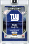 2024 Panini Instant Malik Nabers #RPL-27 Rookie Premiere Lids #/10 Rookie RC Football Card