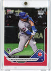 2025 Topps Now Matt Shaw #6 Red Foil /5 Rookie RC Baseball Card