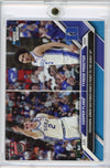 2024 Topps Bowman U Now Cooper Flagg/Tyrese Proctor #97 Blue /49 Duke Blue Devils Basketball Card