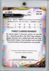 2024 Topps Finest Bo Nix #RFABN Refractor Autograph Rookie RC Football Card