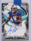 2024 Topps Inception Keon Coleman #RAKC Autograph Rookie RC Football Card