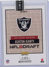 2025 Panini Instant NFL Ashton Jeanty #DN6 Draft Night Green /5 Las Vegas Raiders Rookie RC Football Card
