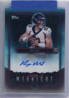 2024 Topps Midnight Bo Nix #SMABN Stroke of Midnight Auto Rookie RC Football Card