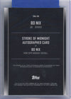 2024 Topps Midnight Bo Nix #SMABN Stroke of Midnight Auto Rookie RC Football Card