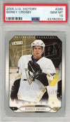 Graded 2005 Upper Deck UD Victory Sidney Crosby #285 Rookie Class RC Hockey Card PSA 10 Gem Mint
