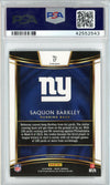Graded 2018 Panini Select Saquon Barkley #17 Silver Prizm Rookie RC Football Card PSA 10 Gem Mint