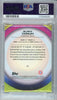 Graded 2022 Bowman U Inception Blake Corum #56 Aqua V1 Foil Rookie RC Football Card PSA 10 Gem Mint