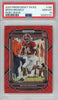 Graded 2023 Prizm DP Brian Branch #166 Ruby Wave Rookie RC Football Card PSA 10 Gem Mint