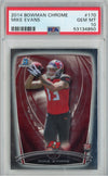 Graded 2014 Bowman Chrome Mike Evans #170 Rookie RC Football Card PSA 10 Gem Mint