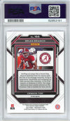 Graded 2023 Prizm DP Brian Branch #166 Ruby Wave Rookie RC Football Card PSA 10 Gem Mint