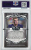 Graded 2022 Leaf Draft Aidan Hutchinson #PAH1 MTL PRT Blue Crystal Rookie RC Football Card PSA 10