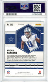 Graded 2021 Panini Mosaic Micah Parsons #362 Mosaic Rookie RC Football Card PSA 10 Gem Mint