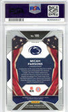 Graded 2021 Prizm DP Micah Parsons #188 Red Ice Rookie RC Football Card PSA 10 Gem Mint