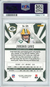 Graded 2020 Panini Phoenix Jordan Love #104 Fire Burst Rookie RC Football Card PSA 10 Gem Mint