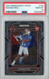 Graded 2023 Prizm Draft Picks Rashee Rice #142 Rookie RC Football Card PSA 10 Gem Mint