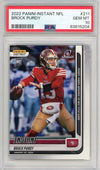 Graded 2022 Panini Instant Brock Purdy #211 Rookie RC Football Card PSA 10 Gem Mint