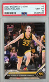 Graded 2023 Topps Bowman U Now Caitlin Clark #2 Rookie RC Basketball Card PSA 10 Gem Mint