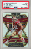 Graded 2019 Panini Select Nick Bosa #48 Silver Rookie RC Football Card PSA 10 Gem Mint