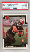 Graded 2017 Panini Donruss Myles Garrett #356 Rookie RC Football Card PSA 10 Gem Mint