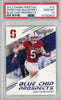 Graded 2017 Panini Prestige Christian McCaffrey #15 Blue Chip Prospects Rookie RC Football Card PSA 10 Gem Mint