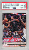 Graded 2018 Panini Chronicles Shai Gilgeous-Alexander #113 Pink Rookie RC Basketball Card PSA 10 Gem Mint