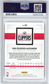 Graded 2018 Panini Chronicles Shai Gilgeous-Alexander #113 Rookie RC Basketball Card PSA 10 Gem Mint