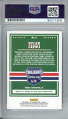 Graded 2022 Panini Stars & Stripes Dylan Crews #6 AUTO Rookie RC Baseball Card PSA 10 Gem Mint