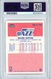Graded 1986 Fleer Mark Eaton #28 Rookie RC Basketball Card PSA 8 NM-MT