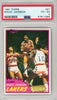 Graded 1981 Topps Magic Johnson #21 2nd Year Basketball Card PSA 4 VG-EX