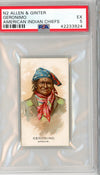 Graded 1888 Allen & Ginter American Indian Chiefs N2 Geronimo Baseball Tobacco Card PSA 5 Excellent