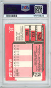 Graded 1989 Fleer Scottie Pippen #23 2nd Year Basketball Card PSA 8 NM-MT