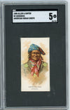 Graded 1888 Allen & Ginter American Indian Chiefs N2 Geronimo Baseball Tobacco Card SGC 5 Excellent