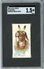 Graded 1888 Allen & Ginter American Indian Chiefs N2 #NNO Wetcunie Baseball Tobacco Card SGC 1.5 Fair