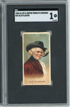 Graded 1888 Allen & Ginter World's Smokers N33 Old Planter Baseball Tobacco Card SGC 1