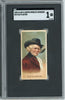 Graded 1888 Allen & Ginter World's Smokers N33 Old Planter Baseball Tobacco Card SGC 1