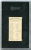 Graded 1887 Allen & Ginter N28 Hon. W.F. Cody Buffalo Bill Baseball Tobacco Card SGC 5.5 Excellent