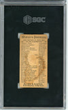Graded 1888 Allen & Ginter World's Smokers N33 Old Planter Baseball Tobacco Card SGC 1
