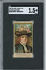 Graded 1888 W. Duke, Sons & Co. N76 Great Americans #N76 William Penn Baseball Tobacco Card SGC 1.5