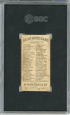 Graded 1888 W. Duke, Sons & Co. N76 Great Americans #N76 William Penn Baseball Tobacco Card SGC 1.5