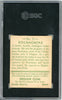 Graded 1933 Goudey Indian Gum Pocahontas #33 Baseball Tobacco Card SGC 5 Excellent