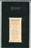 Graded 1889 N222 Kinney Bros. Leaders Julius Caesar #N222 Baseball Tobacco Card SGC 3 Very Good