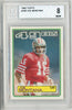 Graded 1983 Topps Joe Montana #169 Football Card BGS 8 NM-MT