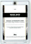 2024 Topps Inception Drake Maye #RADM Magenta Auto /99 Rookie RC Football Card