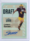 2025 Leaf Metal Cameron Skattebo #DBACS1 Draft Bound Silver /200 Rookie RC Football Card