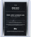 2024 Topps Midnight Drake Maye #RJA-DM Rookie Patch Autograph RPA Rookie RC Football Card