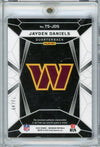 2024 Panini Obsidian Trifecta Jayden Daniels #TS-JDS Triple Relic /49 Rookie RC Football Card