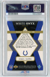 Graded 1998 UD Black Diamond Rookies White Onyx Peyton Manning #ON1 /2250 Rookie RC Football Card PSA 7