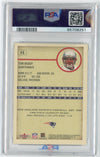 Graded 2002 Fleer Authentix Tom Brady #48 Football Card PSA 9 Mint