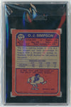 Graded 1973 Topps OJ Simpson #500 Football Card SGC 4 Very Good