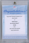 2025 Topps Now Rafael Devers #303 Autograph Black /10 Redemption Baseball Card